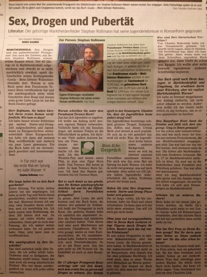 Artikel in der Main Post