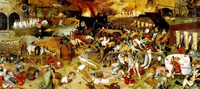 Schlachtfeld am Morgen