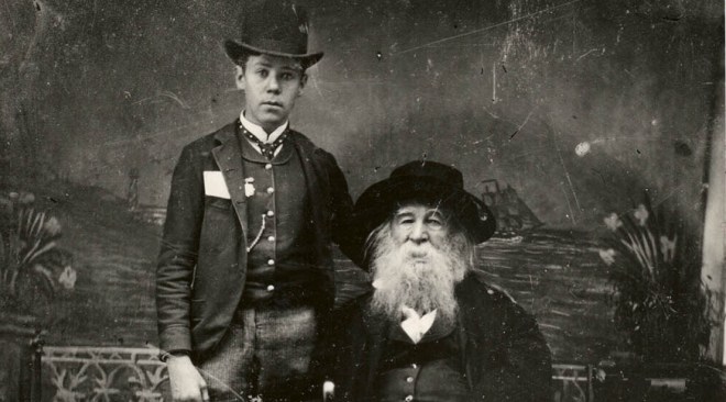 Walt Whitmann auf einem Foto