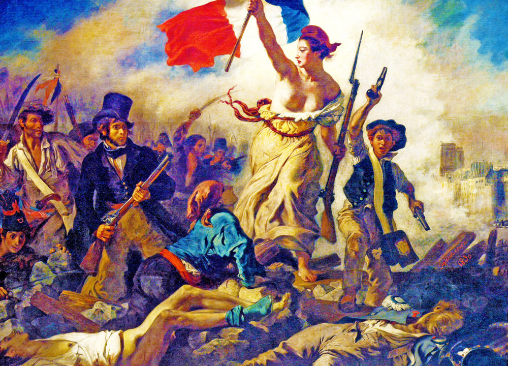 die Franzosen bei ihrer Lieblingsbeschäftigung